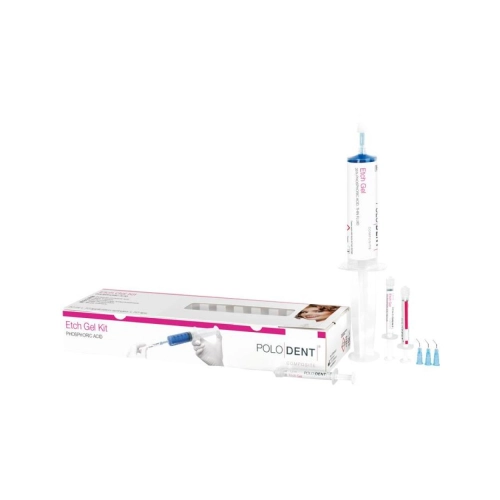 PoloDent Jumbo Etch Gel 50 ml Kit 35% fosforzuur dunvloeiend kompleet