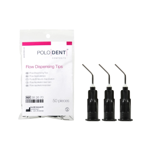 PoloDent Flow applicatie Tips zwart 50 stuks - 1